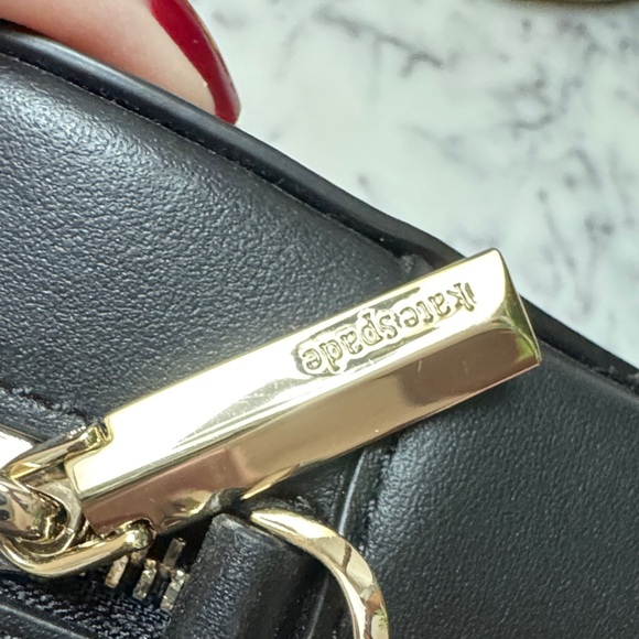 Kate Spade Black Leather Shoulder Bag - Picture 3 of 12